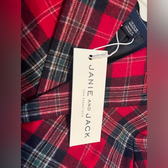 Tartan Blazer. Holiday Print. - Picture 4 of 4